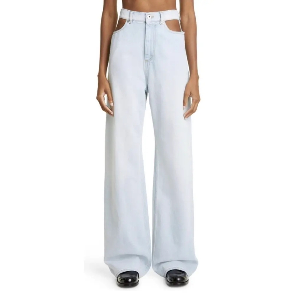 Maison Margiela High Waist Cut Out Jeans - IT 42 - Picture 1 of 5